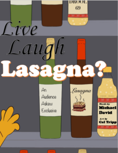 "Live Laugh Lasagna" cover